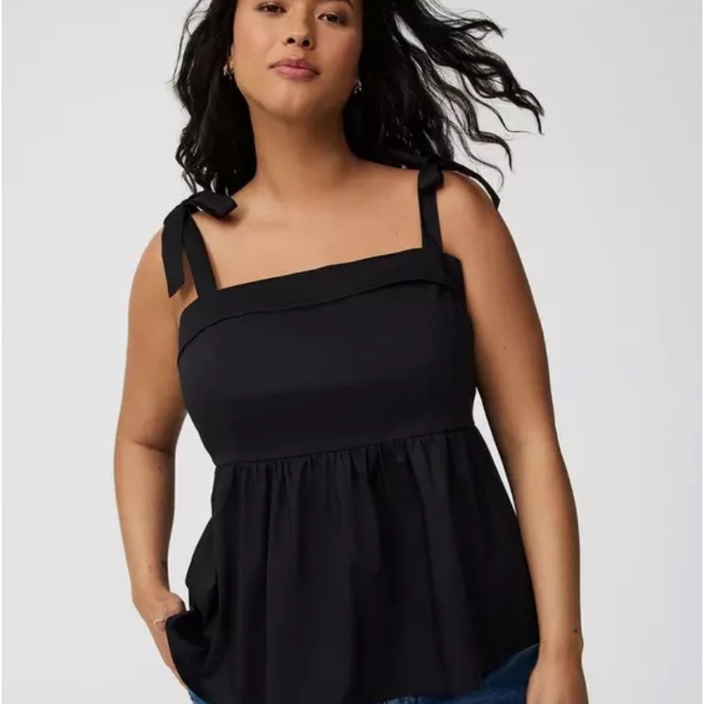 Torrid Black Sleeveless Blouse